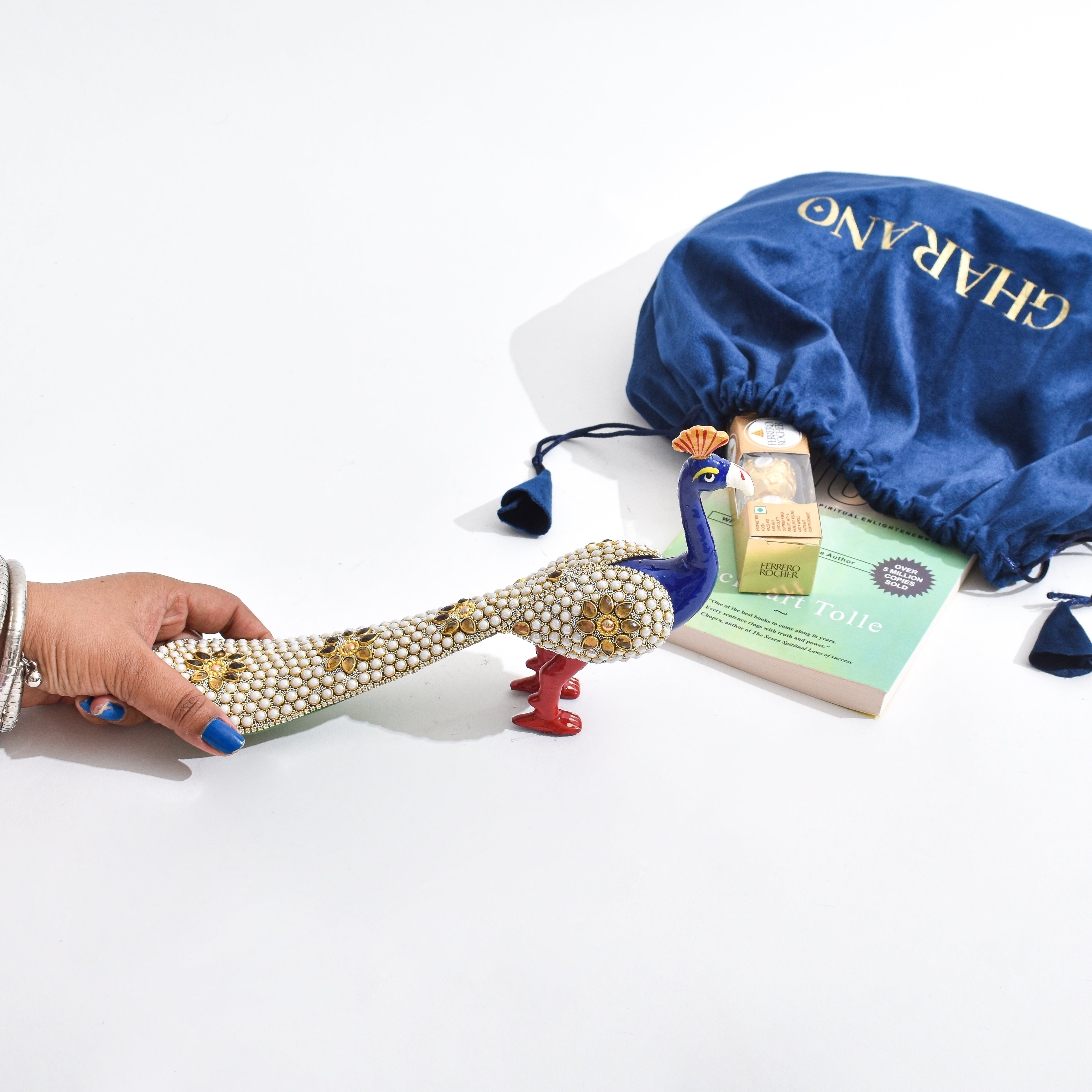 Feathered Elegance, Gold & Glow