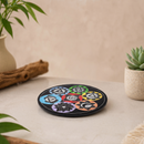 Incense Holder Round - Inpired by 7 Life Chakra