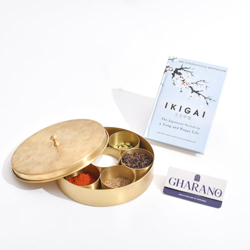 Brass Masala Box (Large)