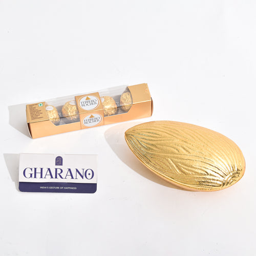 Almond-Shaped Serving Platter