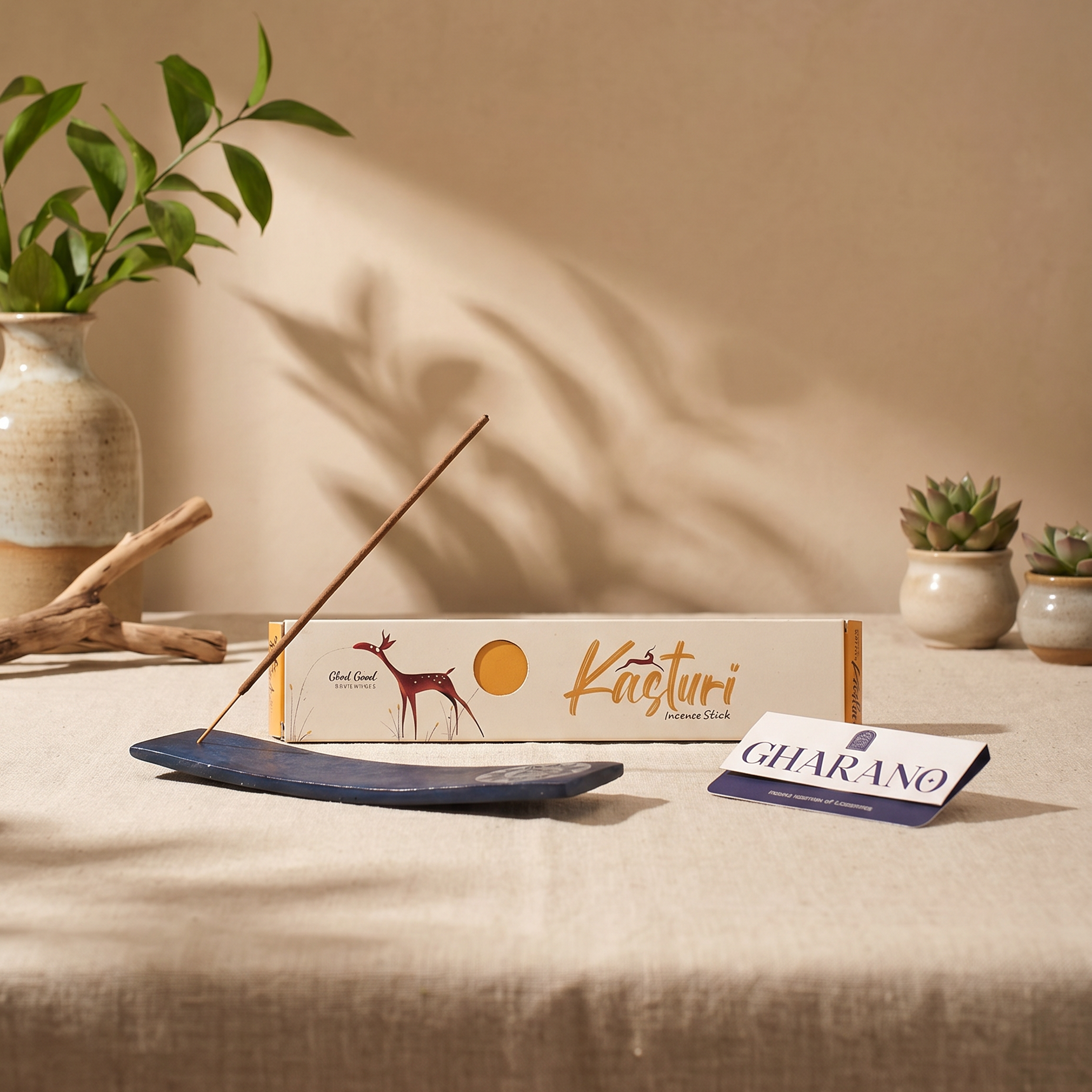 Incense Holder - Dark Blue