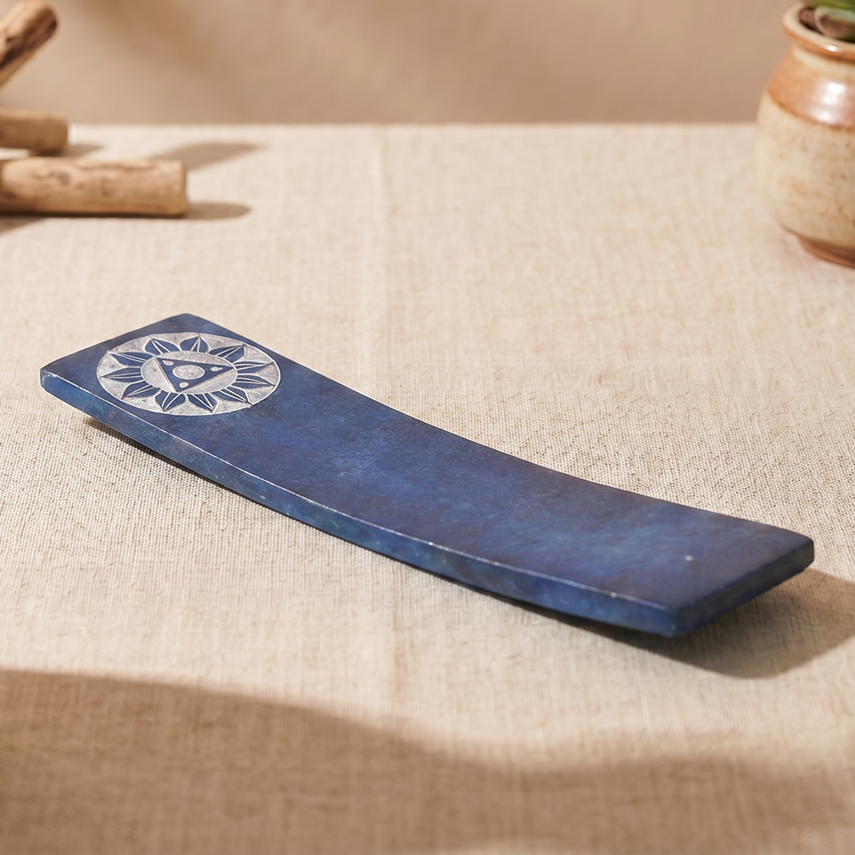 Incense Holder - Dark Blue
