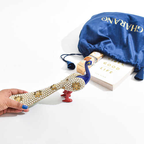 Meenakari Stone Peacock