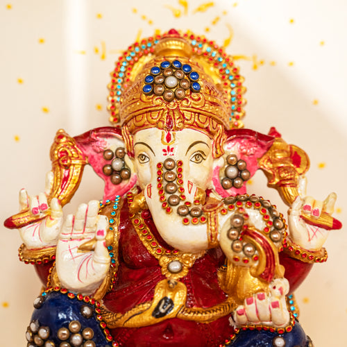 The Meenakari Ganesha Chosen by the Ambanis - (Read the Description)