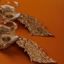 Peacock Candle Holder and Dips Serving Platter forward looking