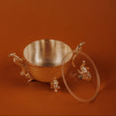 German Silver Plated Peacock Elephant Bowl Set of 3 | Luxury Gift