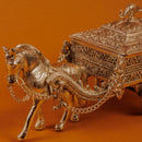 German Silver Plated Horse Cart (Baggi) | Royal Décor Gift