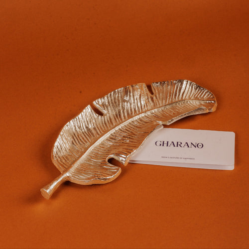 Leaf Shaped Platter | Decorative Serving & Display Tray
