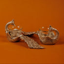 Peacock Candle Holder and Dips Serving Platter