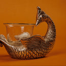 Peacock Candle Holder and Dips Serving Platter