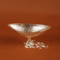 German Silver Plated Boat Shaped Serving Platter