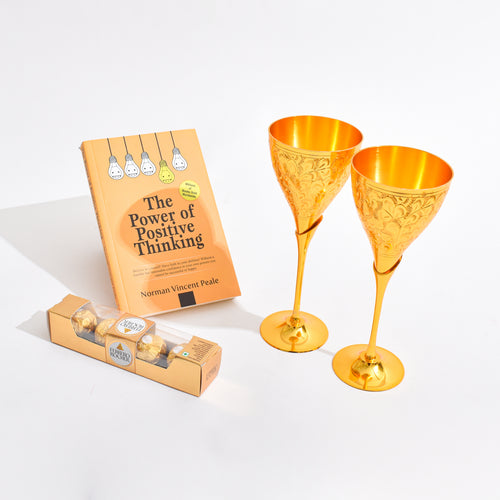 Classic Brass Wine Glasses