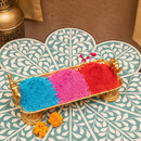 Gold-Plated Elephant-Handled Serving Tray