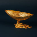 Golden Boat Shaped Serving Platter