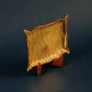 Golden Aladdin Carpet Shaped Small Platter | Decorative Serving Tray