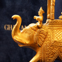 Gold plated Ambabari Elephant