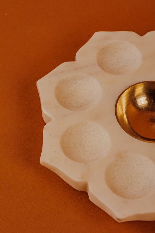 Marble Diya for Diwali & Pooja Décor