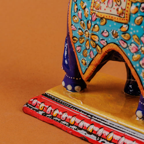 Ambabari Elephant Meenakari | Royal Decor Gift
