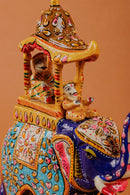 Ambabari Elephant Meenakari | Royal Decor Gift