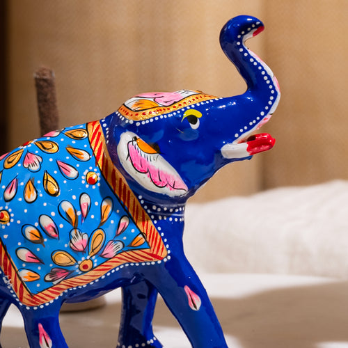 Meenakari elephant pair small