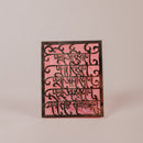 German Silver Plated Namokar Mantra Frame | Spiritual Jain Gift