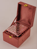German Silver Plated Namokar Mantra Frame | Spiritual Jain Gift