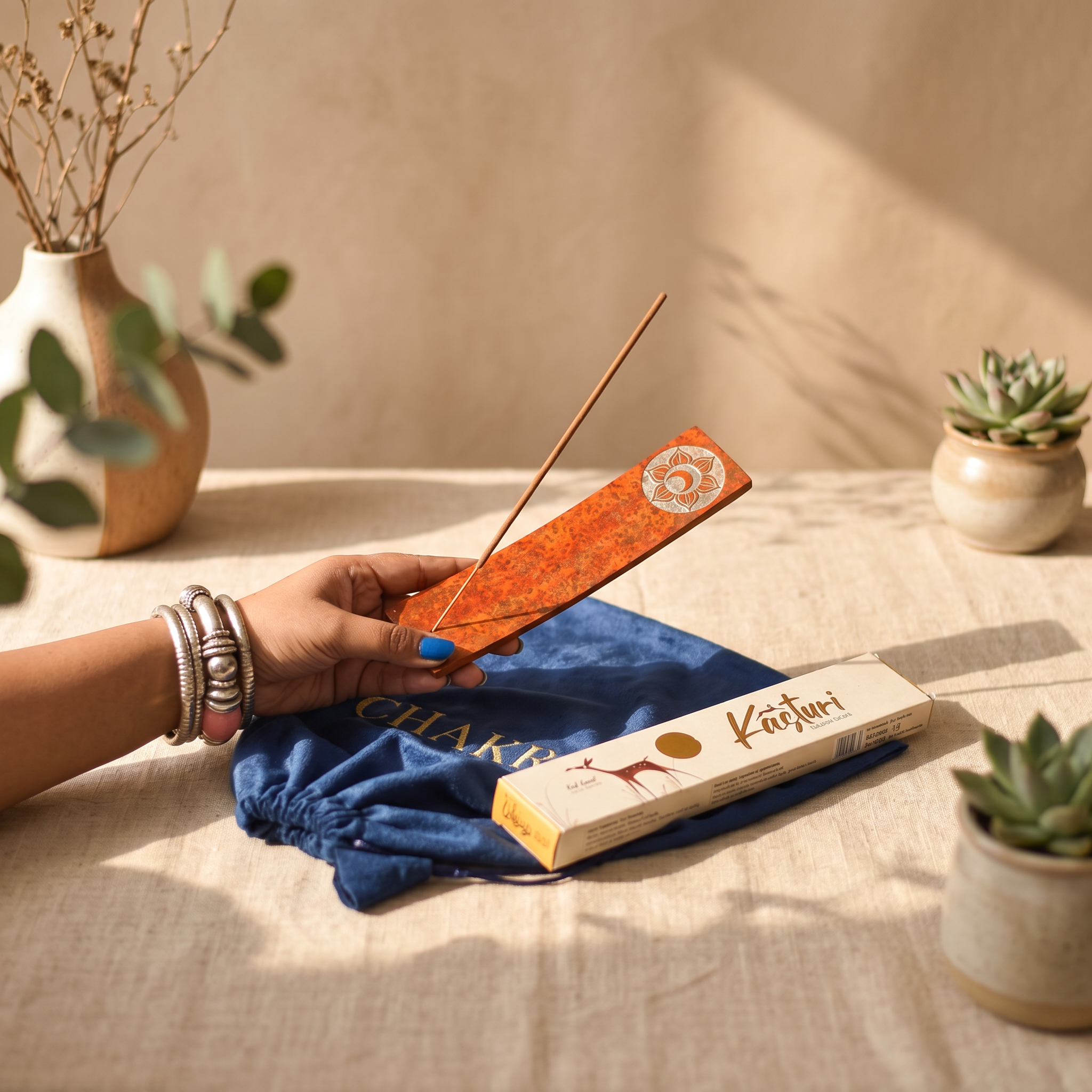 Incense Holder - Orange