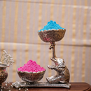 Upside Trunk Elephant for Dry Fruit Serving