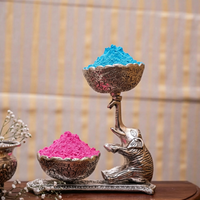 Upside Trunk Elephant for Dry Fruit Serving