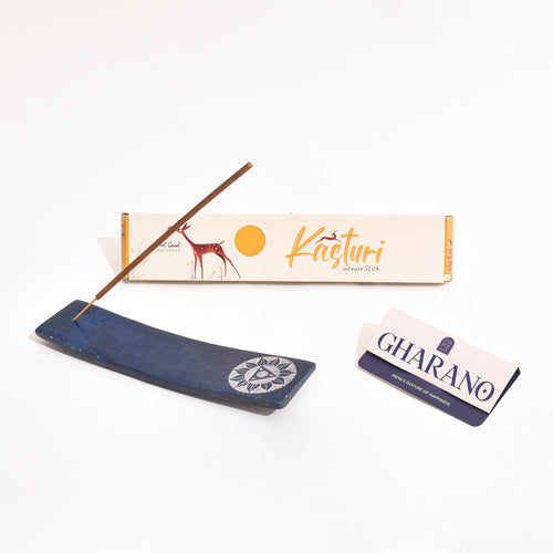 Incense Holder - Dark Blue