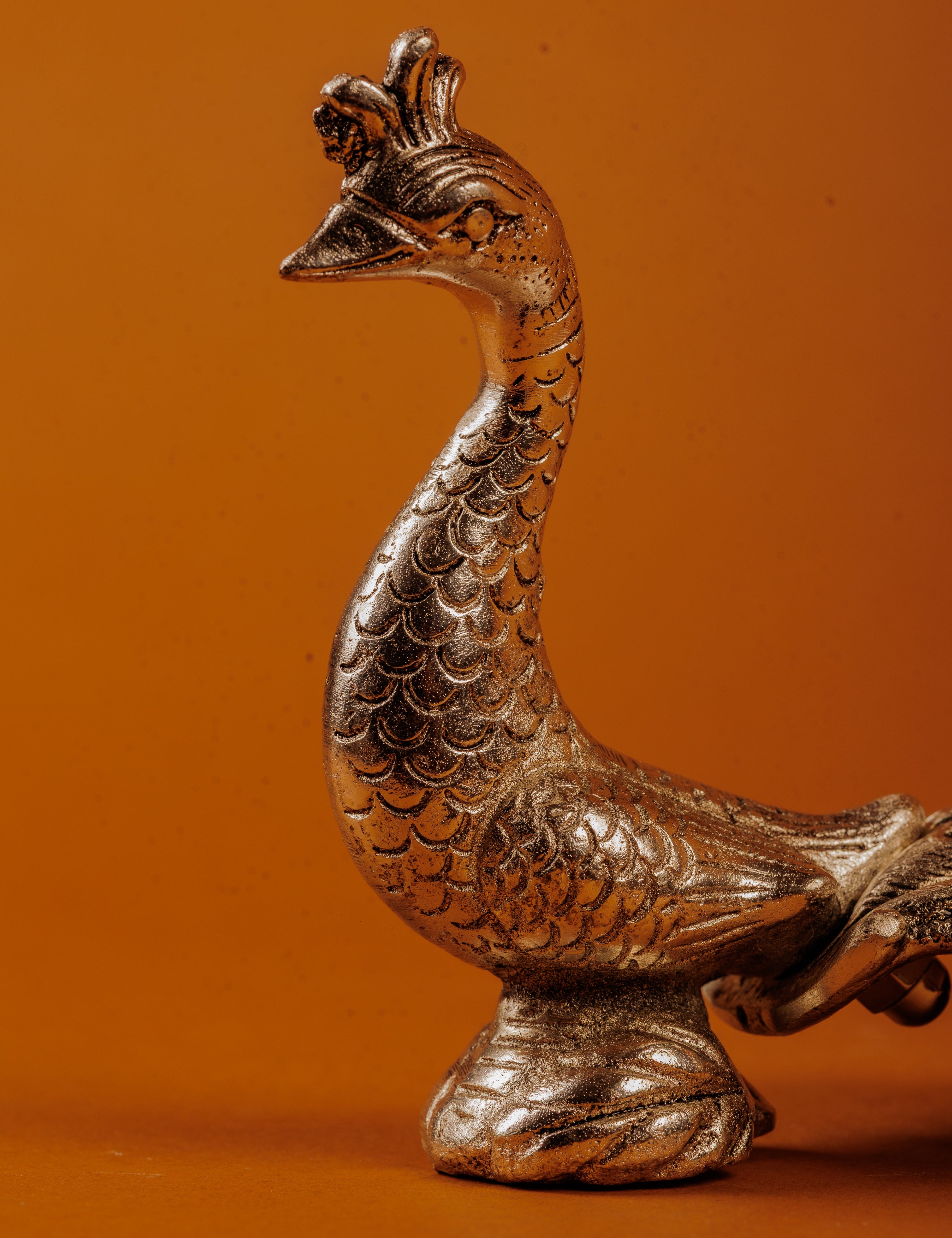 Peacock T-Light Candle Holder | Decorative Festival Gift