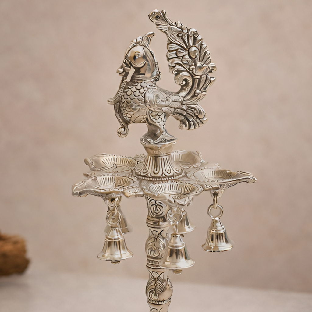 Rajsi Peacock Samai with Bells