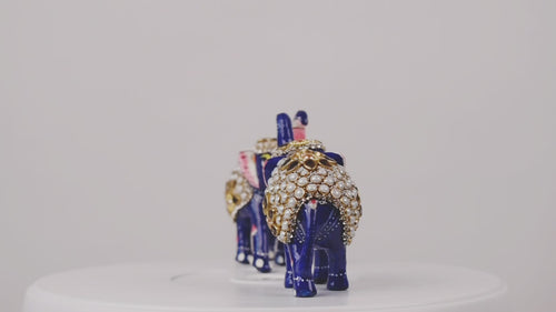 Decorative Meenakari Elephant Pair Hamper
