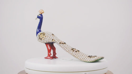 Meenakari Stone Peacock