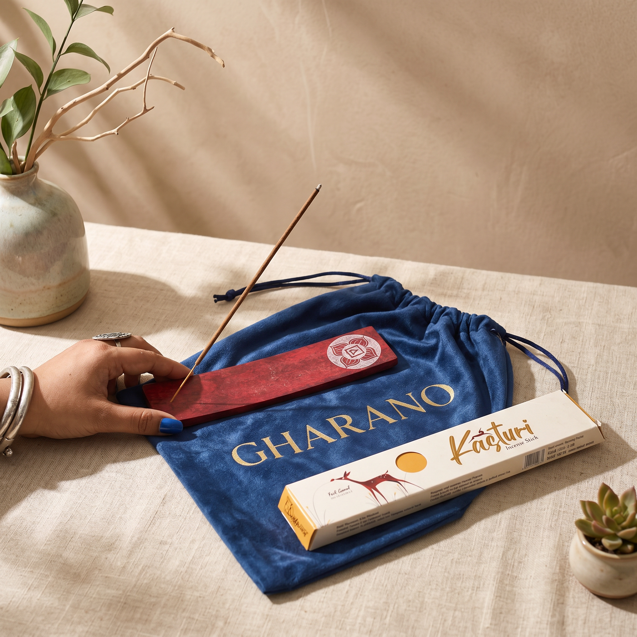 Incense Holder - Red