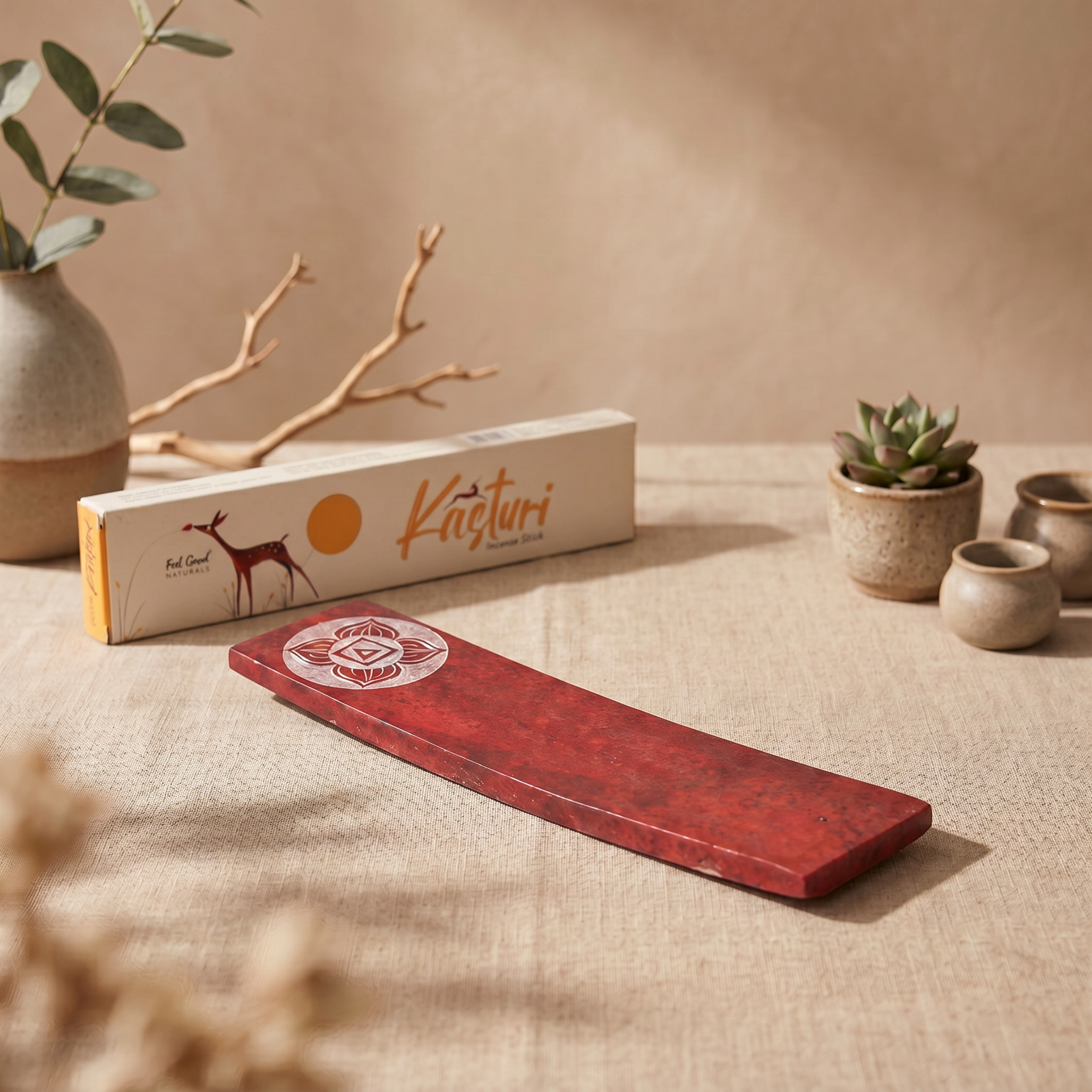 Incense Holder - Red