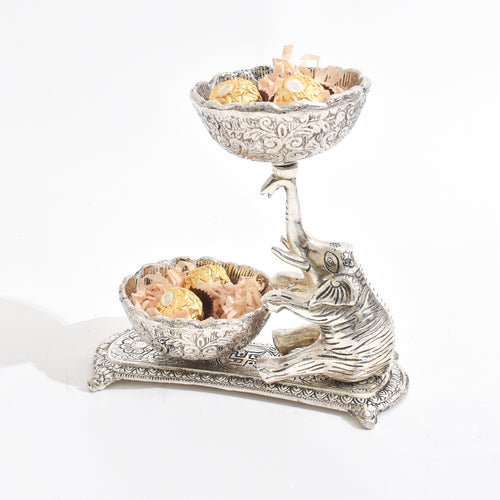 Elephant Platter with 2 bowls