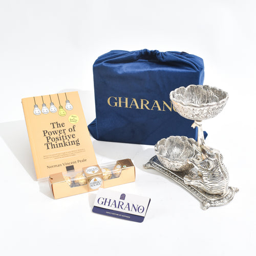 Elephant Platter with 2 bowls